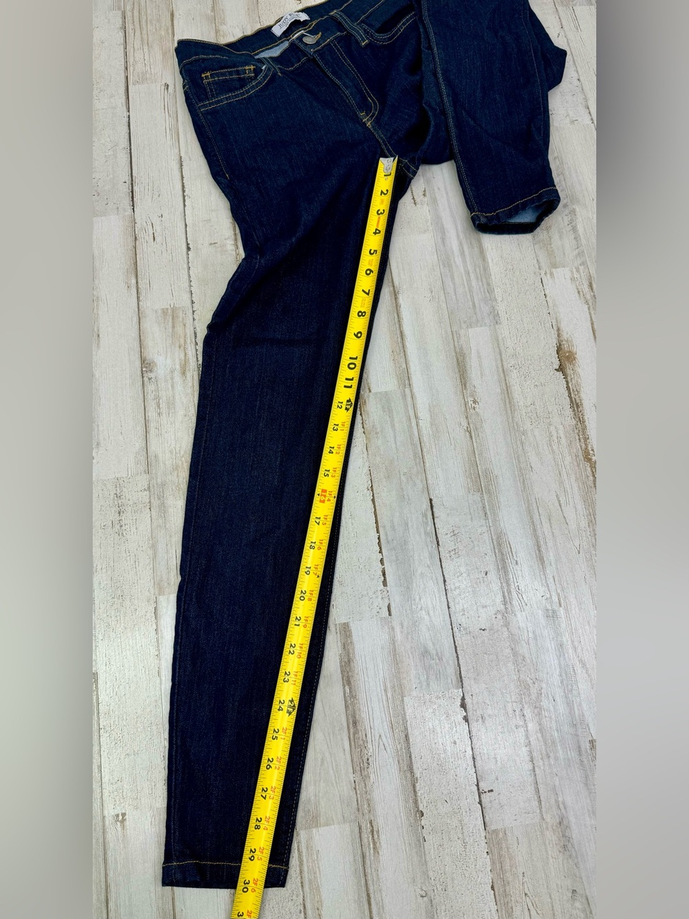 Judy Blue Jeans Womens 5/27 Blue Mid Rise Skinny Fit - Picture 9 of 12